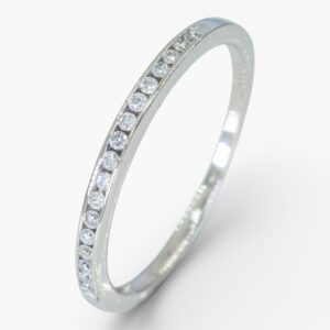 3975 Anillo de oro amarillo 14K con diamantes
