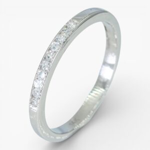 3976 Anillo de oro amarillo 14K con diamantes